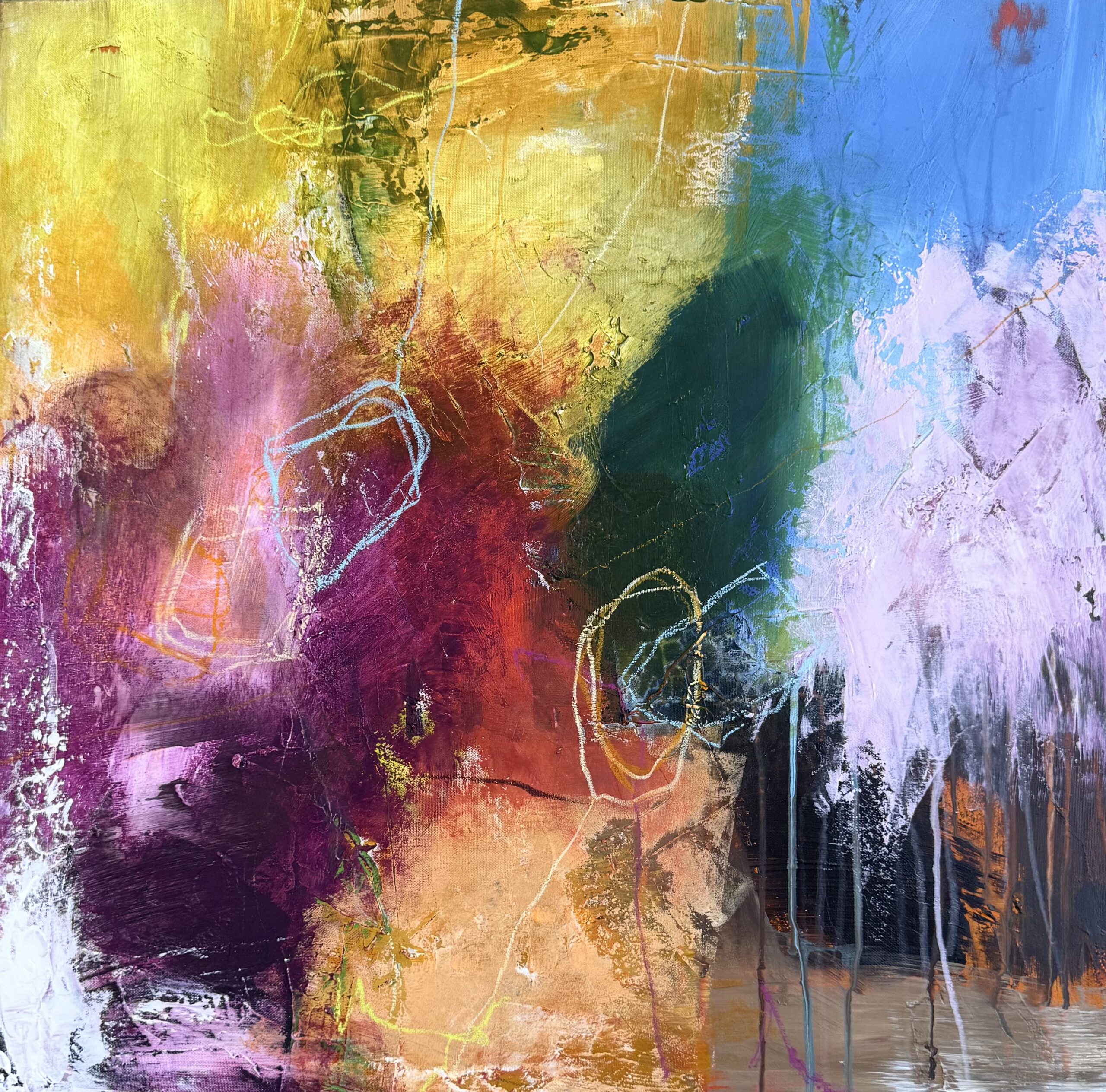 Original abstrakt maleri
