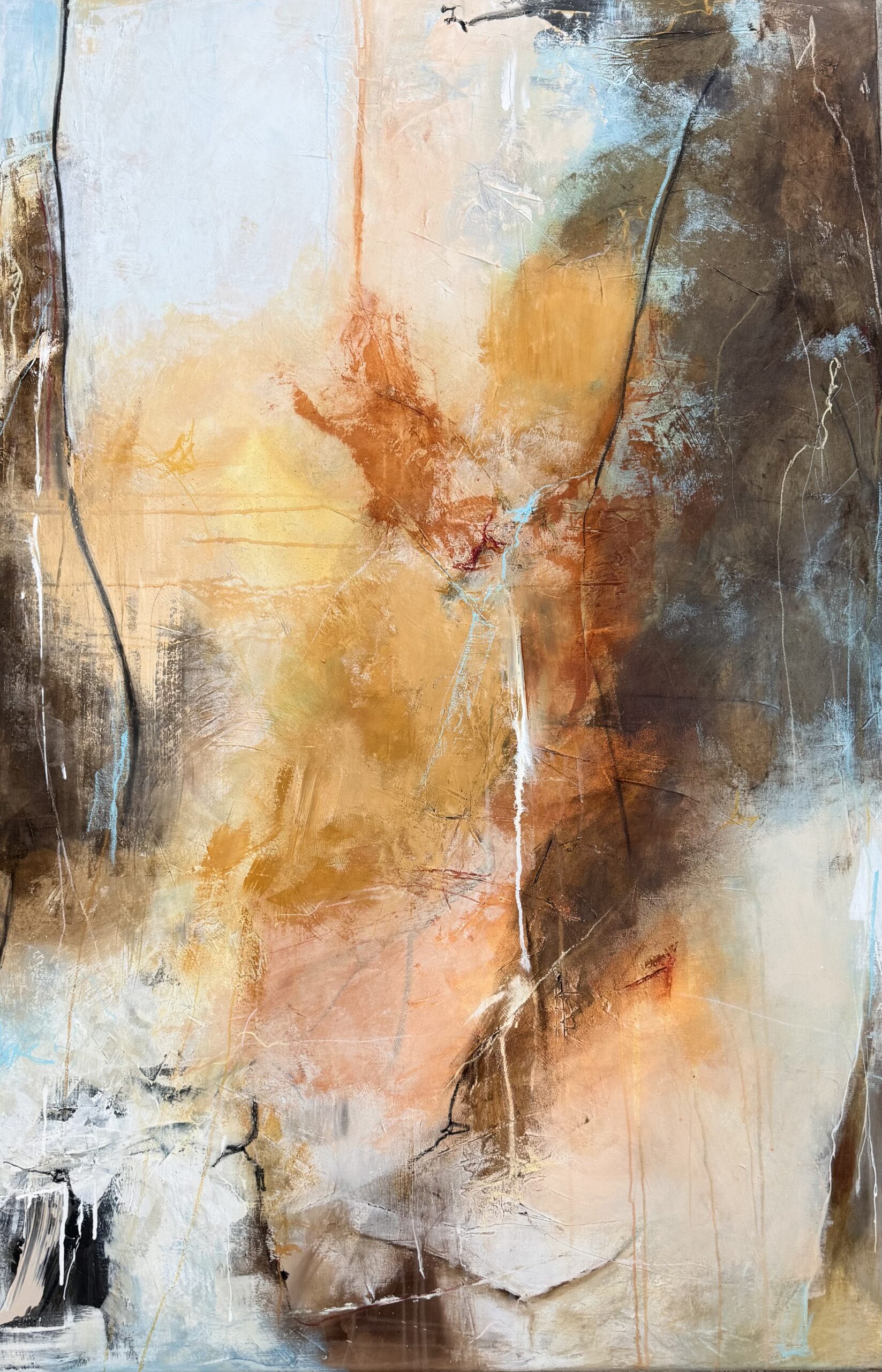 Abstrakt Maleri Lene Christensen ART